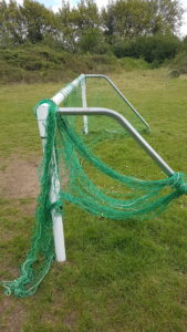 5 a side goal BEFORE