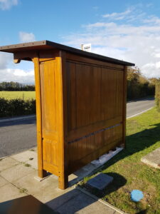 Bus shelter Polecat Road AFTER
