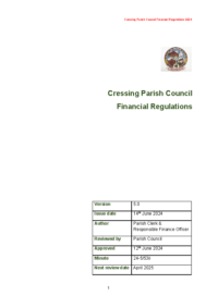 Financial Regulations